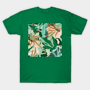 Abstract Jungle / Tropical Plants T-Shirt